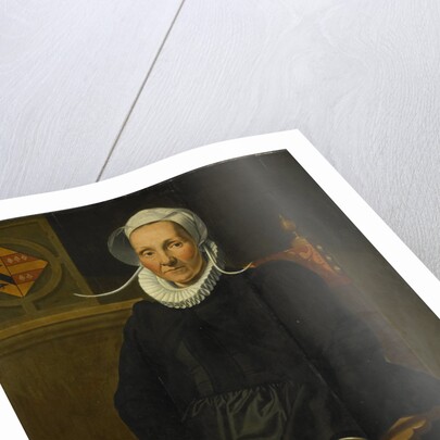 Portrait of Dirckje Tymansdr Gael, called van der Graft, Wife of Mattheus Augustijnsz Steyn by Pieter Pietersz. I