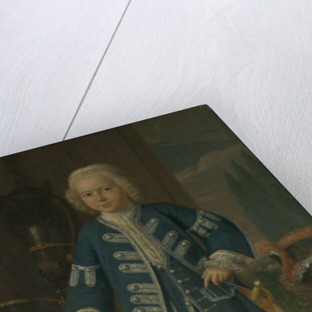 Portrait of Diederik van Hemert, Lord of Babyloniënbroek at six years of age by Harmen Serin