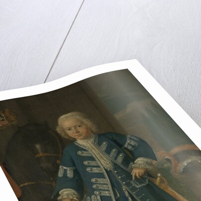 Portrait of Diederik van Hemert, Lord of Babyloniënbroek at six years of age by Harmen Serin
