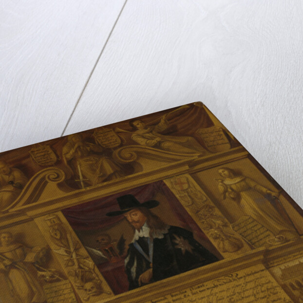 Portrait of Charles I, King of England, in a Frame with Allegorical Figures and Historical Representations by Anonymous