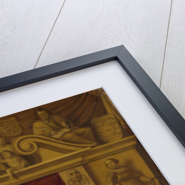 Portrait of Oliver Cromwell, in a Frame with Allegorical Figures and Historical Representations by Anonymous