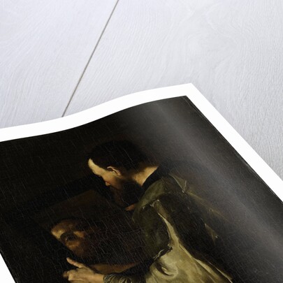 Philosopher with Mirror by Jusepe Ribera
