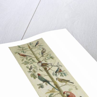 Decorative Depiction with Plants and Animals by Anonymous