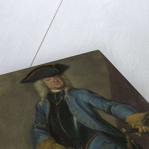 Portrait of Gerrit Sichterman, Quartermaster General of the Cavalry, Colonel of the Orange-Groningen Infantry, Commandant of Grave by Cornelis Troost