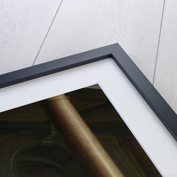 A Staircase, left side of the depiction. One of a seven-part room decoration by Dirck van Delen