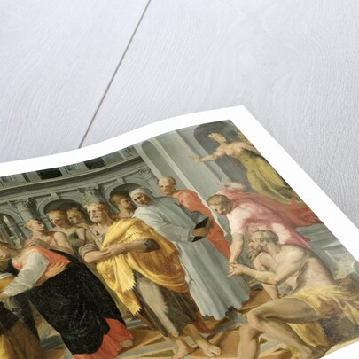 Visitation (Meeting of Mary and Elizabeth in the Presence of Saints Joseph and Jerome) by Circle of Pellegrino Tibaldi