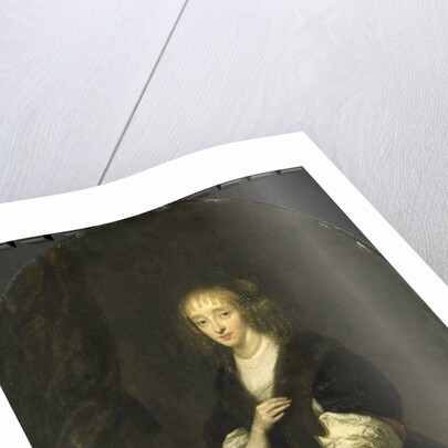 Portrait of Jacoba Bicker, wife of Pieter de Graeff by Caspar Netscher