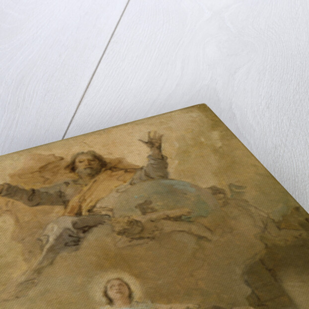 The Immaculate Conception (Joachim and Anna receiving the Virgin Mary from God the Father) by Giovanni Battista Tiepolo