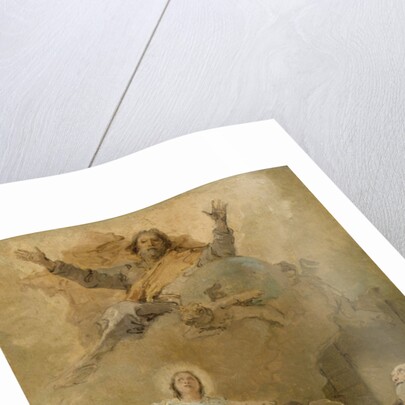 The Immaculate Conception (Joachim and Anna receiving the Virgin Mary from God the Father) by Giovanni Battista Tiepolo