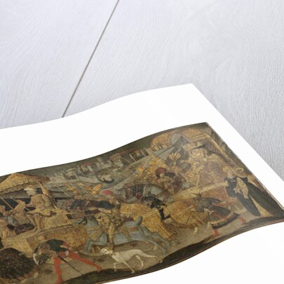 Darius Marching to the Battle of Issus by Workshop of Apollonio di Giovanni