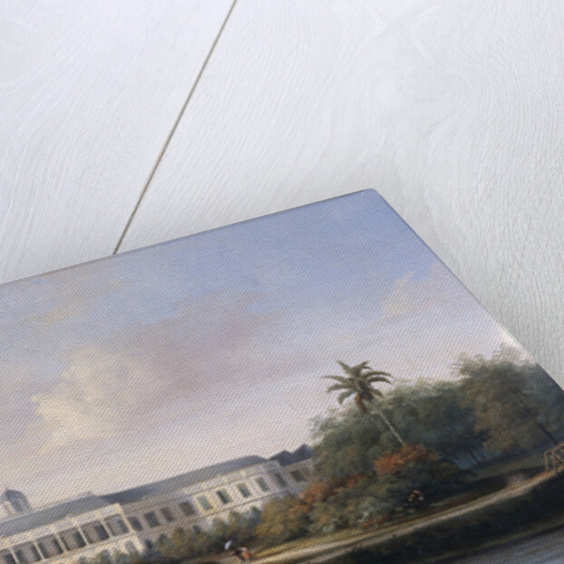 Rear View of Buitenzorg Palace before the Earthquake of 10 October 1834, Kota Bogor Java Indonesia by Willem Troost II