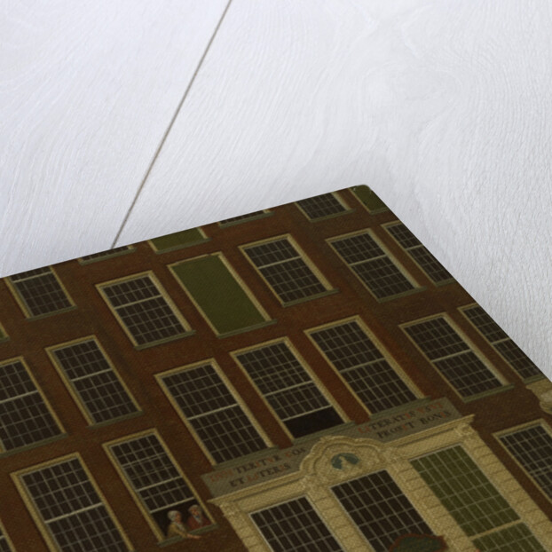 The Bookshop and Lottery Agency of Jan de Groot in the Kalverstraat in Amsterdam, The Netherlands by Isaac Ouwater