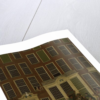 The Bookshop and Lottery Agency of Jan de Groot in the Kalverstraat in Amsterdam, The Netherlands by Isaac Ouwater