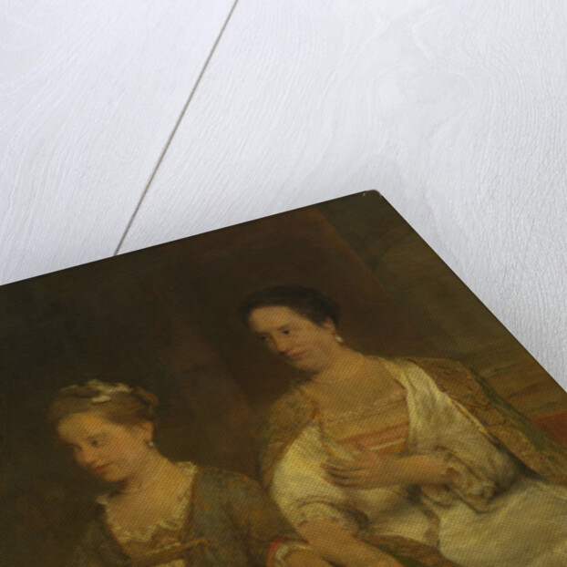 Family Portrait of Hermanus Boerhaave, and his Wife Maria Drolenvaux and little Daughter Johanna Maria by Aert de Gelder