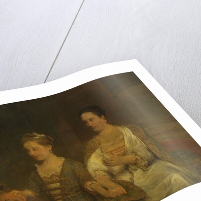 Family Portrait of Hermanus Boerhaave, and his Wife Maria Drolenvaux and little Daughter Johanna Maria by Aert de Gelder