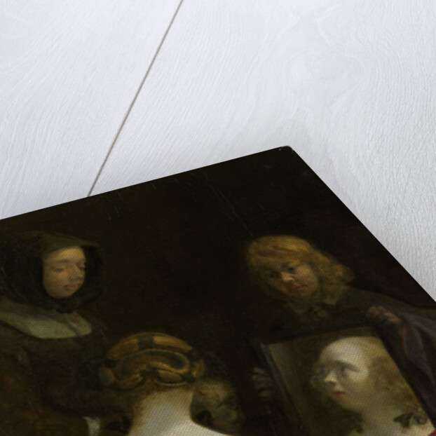 Woman at a Mirror by Gerard ter Borch II