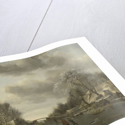 Winter Scene by Jan van de Cappelle