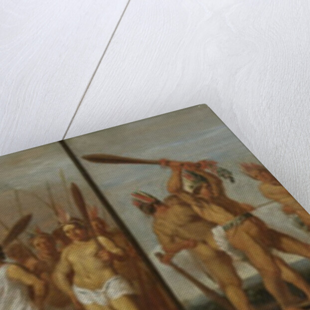 The Treatment of Prisoners of War by the Tupinamba Indians, in three scenes by Anonymous