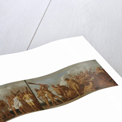 The Treatment of Prisoners of War by the Tupinamba Indians, in three scenes by Anonymous