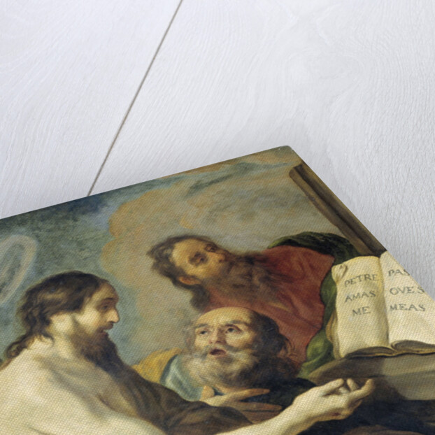 Christ Instructs Peter to Feed My Sheep by Claude Vignon