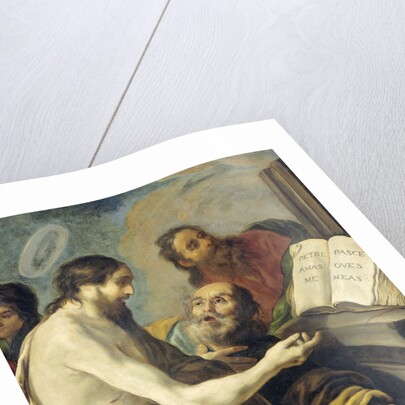 Christ Instructs Peter to Feed My Sheep by Claude Vignon