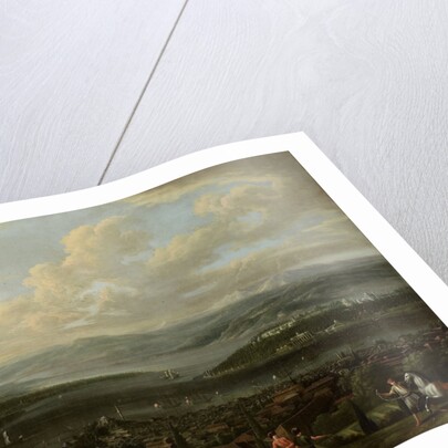 View of Istanbul from the Dutch Embassy at Pera Turkey by Jean Baptiste Vanmour