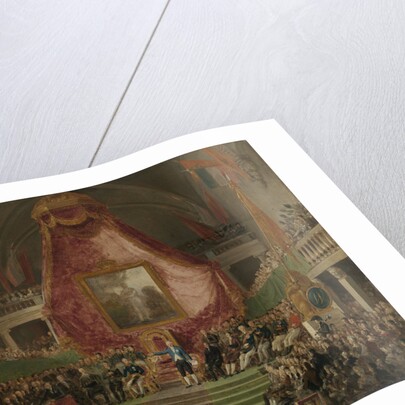 Solemn Inauguration of Ghent University by the Prince of Orange in the Throne Room of the City Hall on October 9, 1817, Belgium by Mattheus Ignatius van Bree