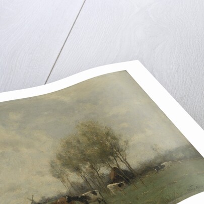 Meadow with cows by Willem Maris