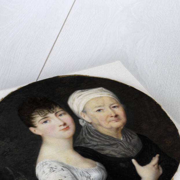 Portrait of an old and a young woman by Johns