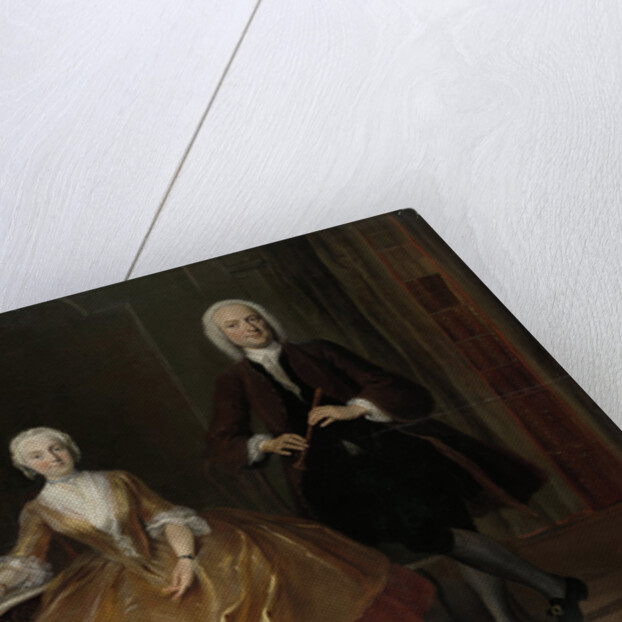 A Couple Making Music by Cornelis Troost