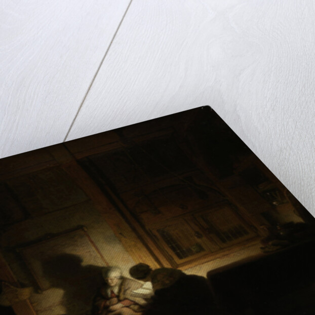 The holy family at night by Workshop of Rembrandt Harmensz. van Rijn