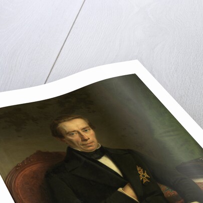 Portrait of Johan Rudolf Thorbecke, Minister of State and Minister of the Interior by Johan Heinrich Neuman