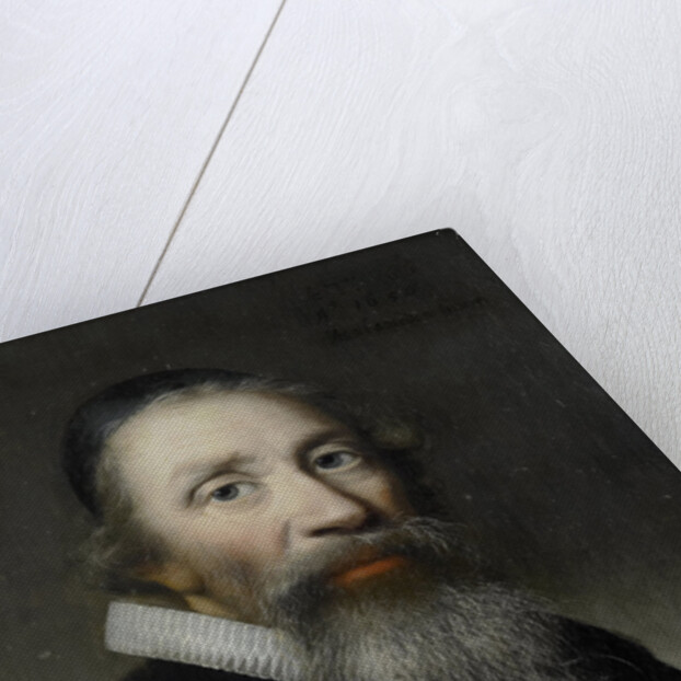 Portrait of a man, probably a clergyman by Anthonie Palamedesz.