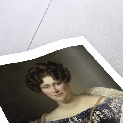 Portrait of Johanna Henriette Engelen, second Wife of Daniel Francis Schas by Alexandre Jean Dubois Drahonet