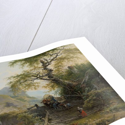 Mountainous Landscape near Düsseldorf, Germany by Gerard van Nijmegen