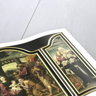 Triptych with Adoration of the Magi by Anonymous