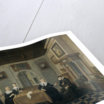 Interior with Five Women by Dirck van Delen