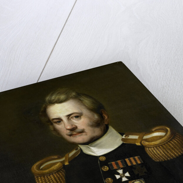 Portrait of J D B Wilkens, Lieutenant-Colonel in the Infantry by Jurjen de Jong