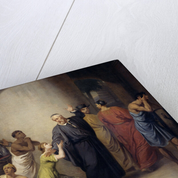 The Self-Sacrifice of Pastor Antonius Hambroek on Formosa, 1662 by Jan Willem Pieneman