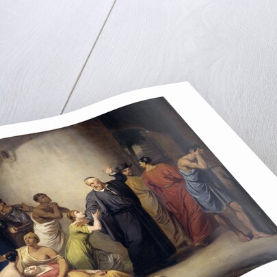 The Self-Sacrifice of Pastor Antonius Hambroek on Formosa, 1662 by Jan Willem Pieneman