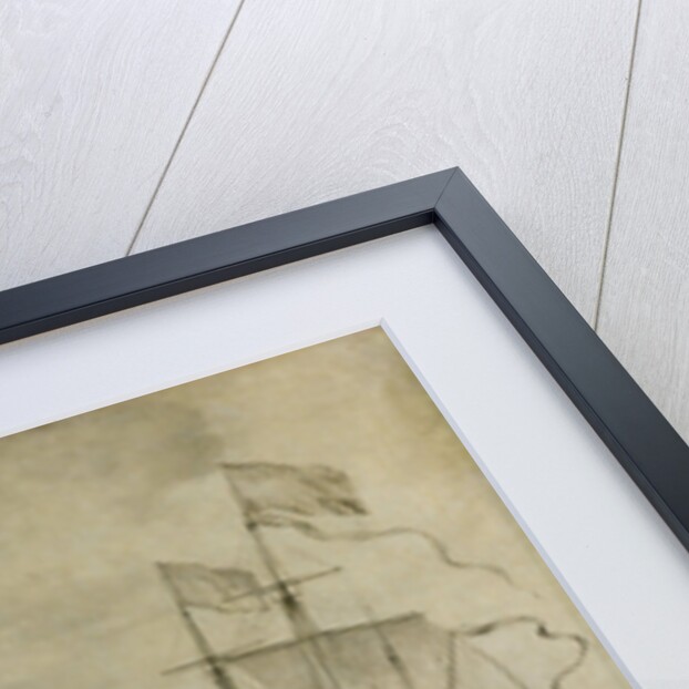 Council of War aboard The Seven Provinces, the Flagship of Michiel Adriaensz de Ruyter, 10 June 1666, preceding the Four Days' Battle by Willem van de Velde I