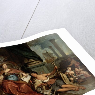 Apotheosis of the Dutch East India Company, Allegory of the Amsterdam Chamber of Commerce of the VOC by Nicolaas Verkolje