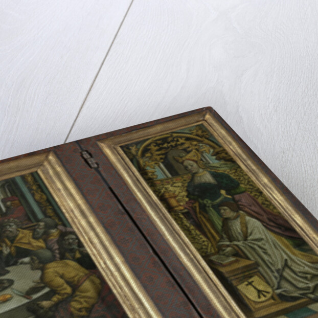 Triptych with the Last Supper and Donors by Anonymous