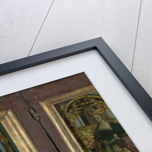 Triptych with the Last Supper and Donors by Anonymous