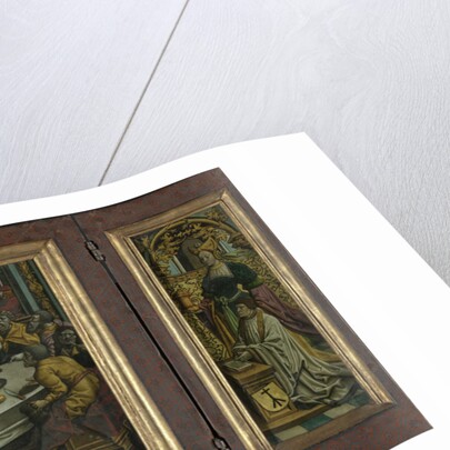 Triptych with the Last Supper and Donors by Anonymous