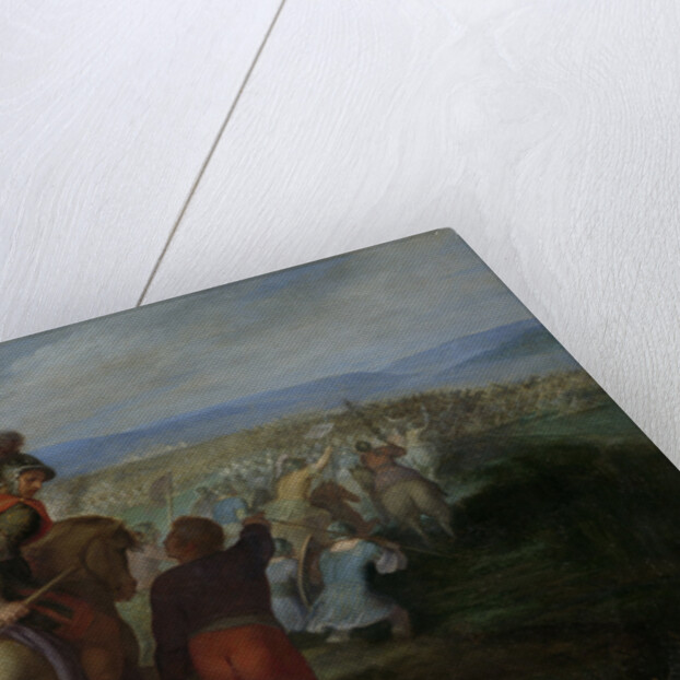 The Romans under Cerealis Defeat Claudius Civilis and the Batavians following betrayal from within by Otto van Veen