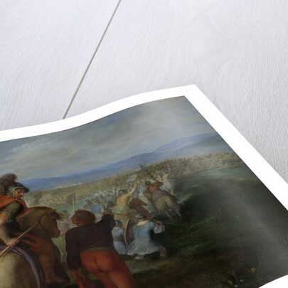 The Romans under Cerealis Defeat Claudius Civilis and the Batavians following betrayal from within by Otto van Veen