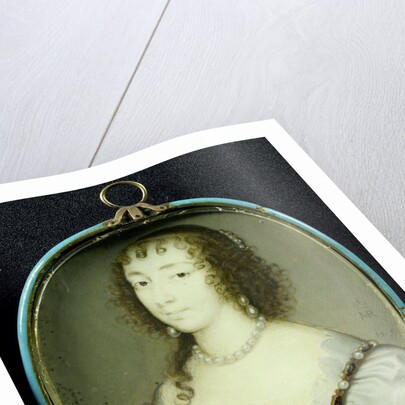 Henriëtte Maria of France by John Hoskins