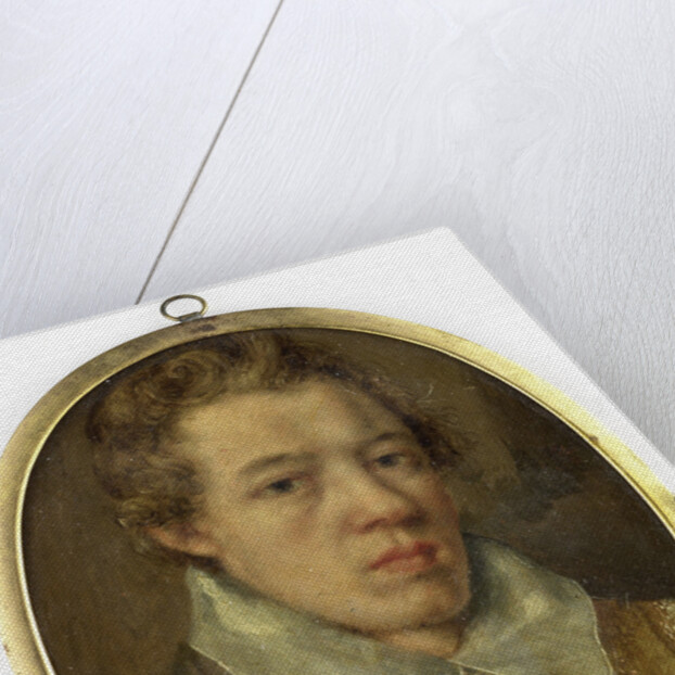 Portrait of a young man by Franz Kessler