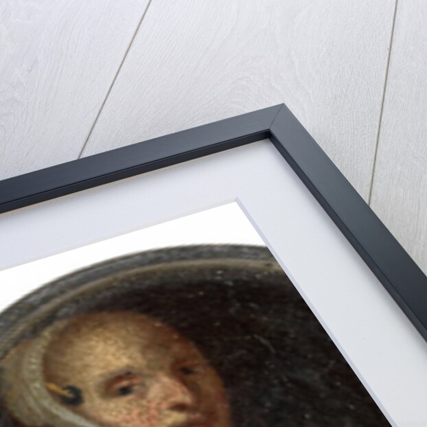 Self Portrait of Johann Philip Lembke and a portrait of his wife by Johann Philipp Lemke